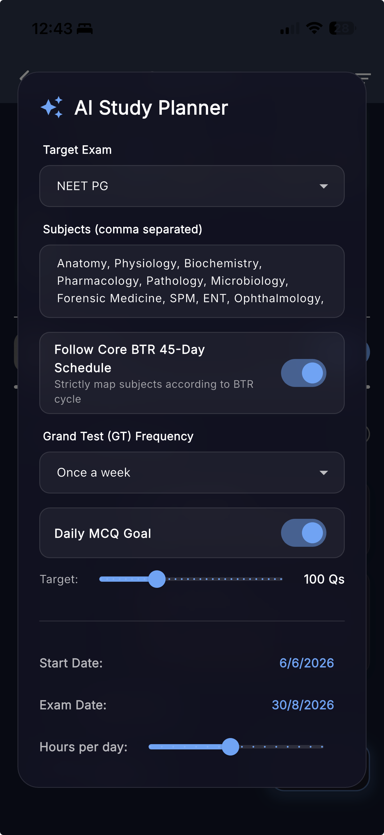 AI Study Planner