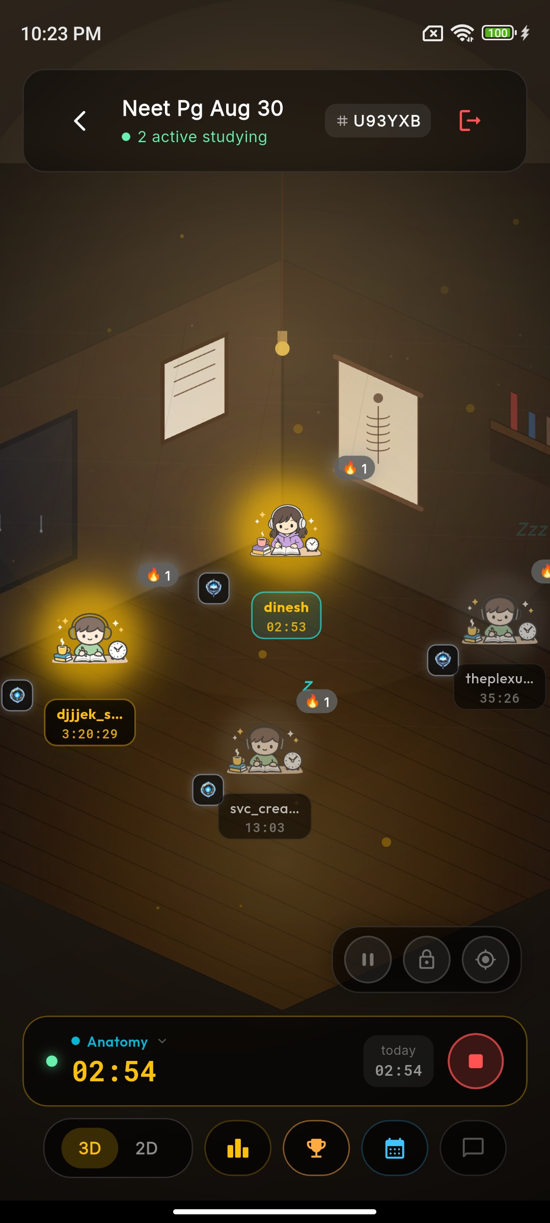 Live Study Rooms